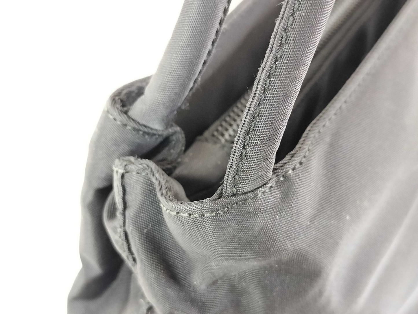 PRADA nylon hand tote bag