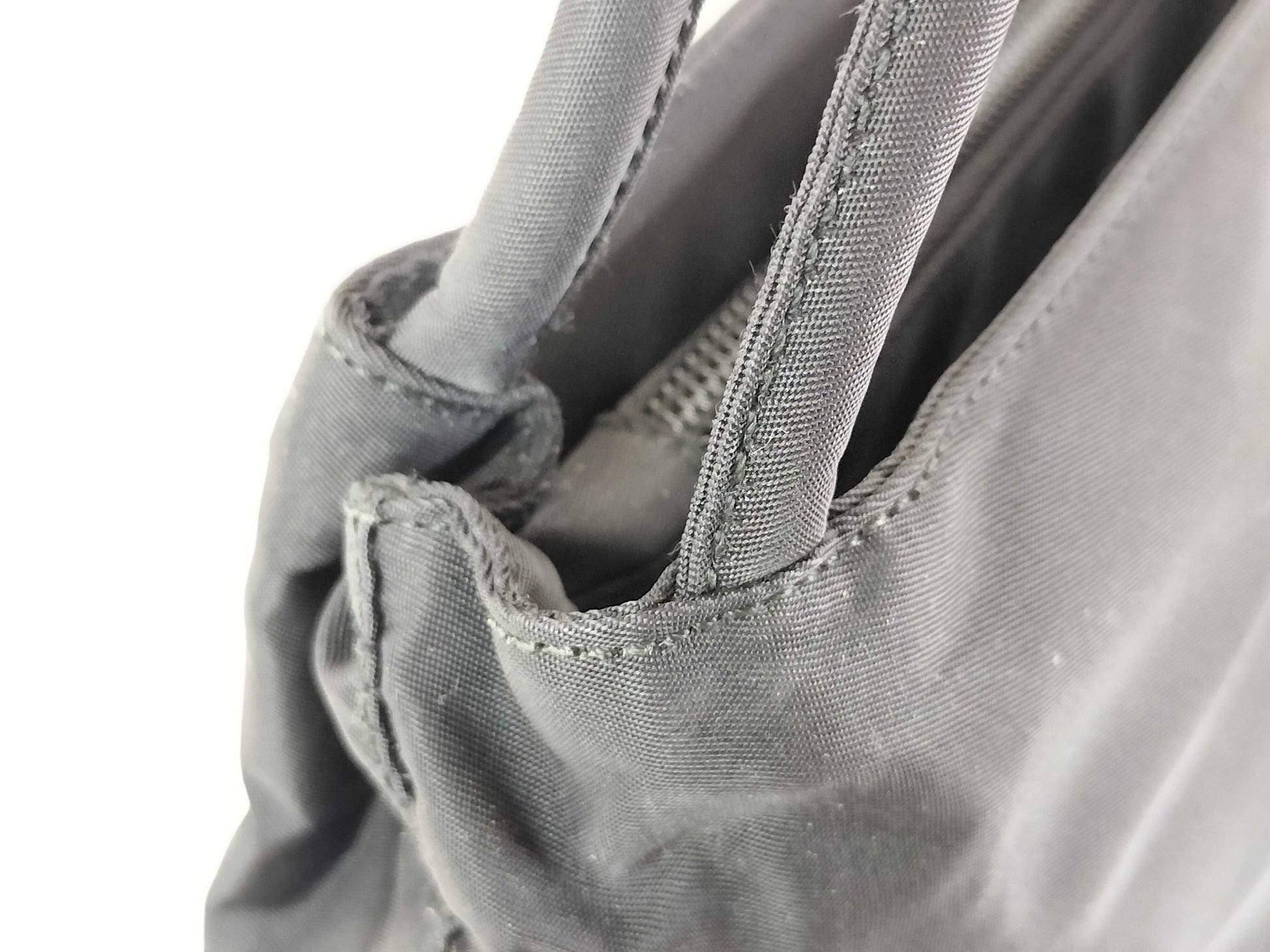 PRADA nylon hand tote bag