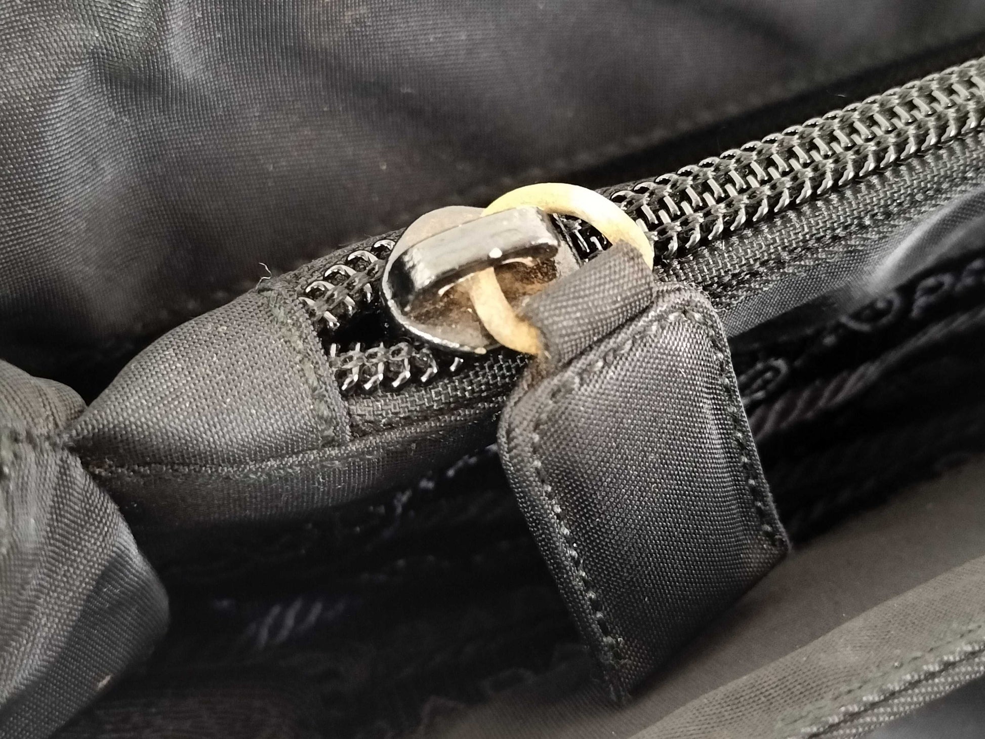 PRADA nylon hand tote bag