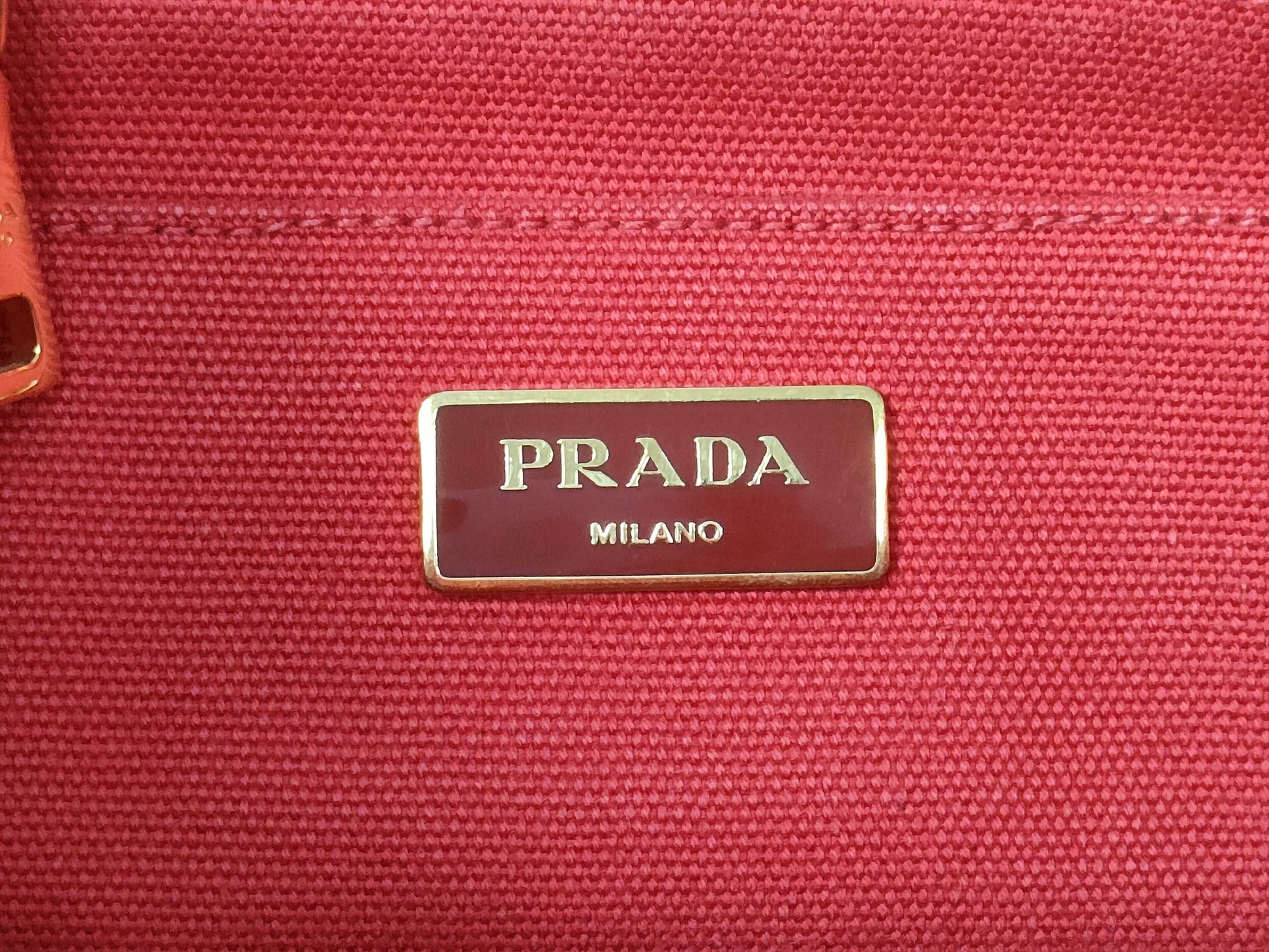 PRADA Canapa Handbag Handbag