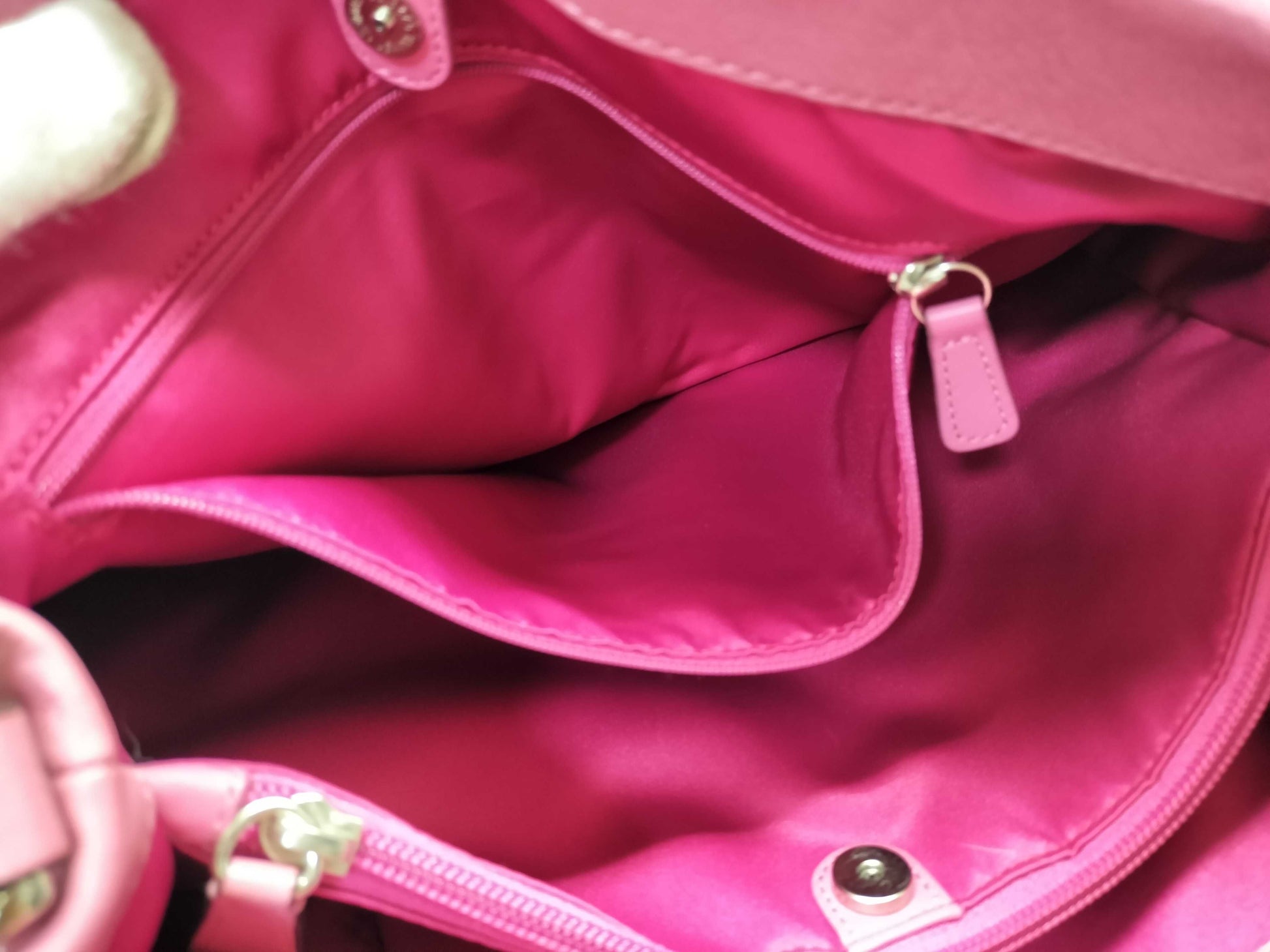 COACH Leather Tote/F/Pink Tote Bag