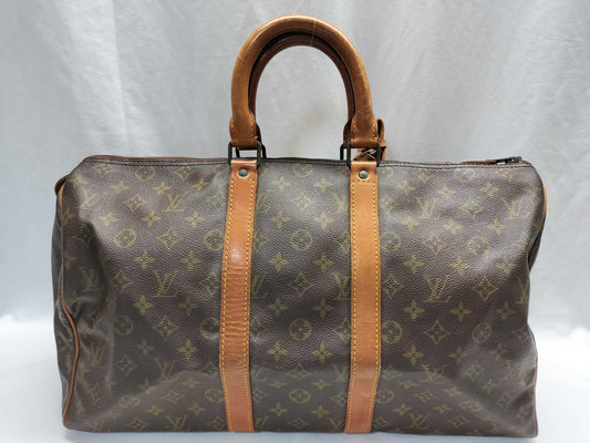 LOUIS VUITTON Unidentified Monogram M41428 Keepall 45 Boston Bag