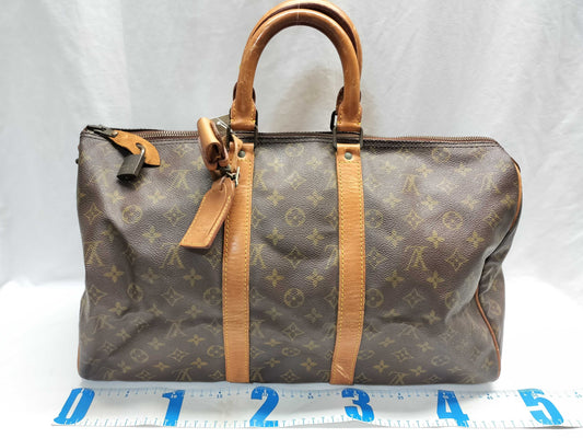 LOUIS VUITTON Unidentified Monogram M41428 Keepall 45 Boston Bag