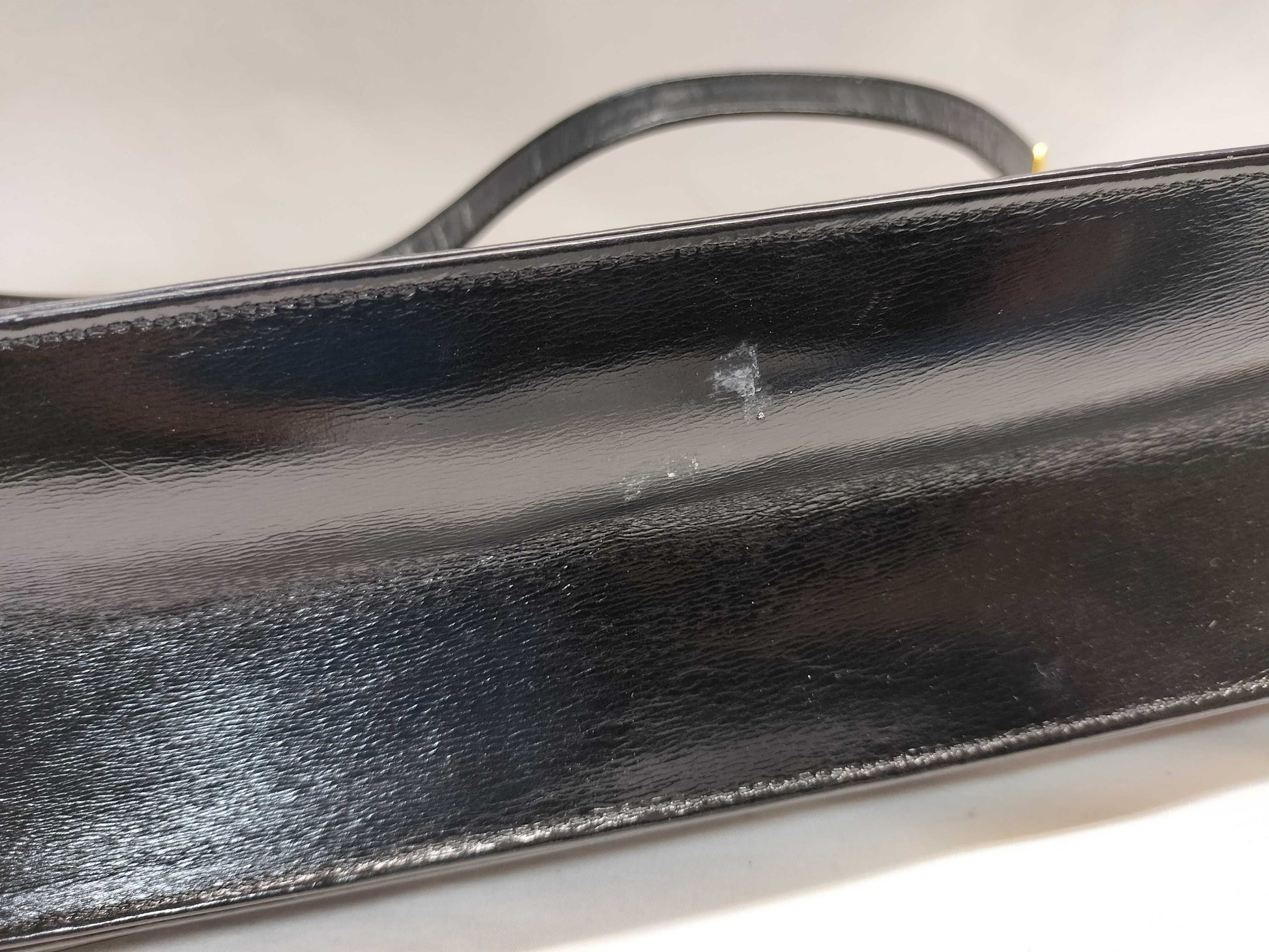 Dior Leather Shoulder Push Lock Shoulder Bag