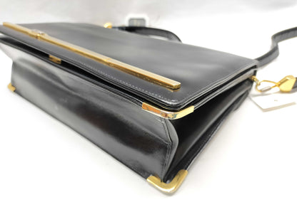 Dior Leather Shoulder Push Lock Shoulder Bag