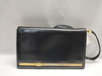 Dior Leather Shoulder Push Lock Shoulder Bag