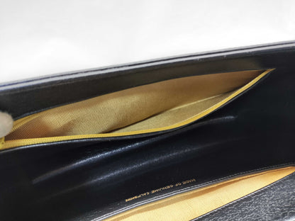 Dior Leather Shoulder Push Lock Shoulder Bag