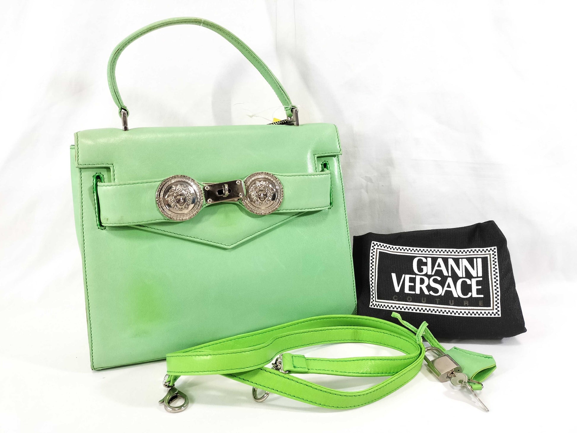 VERSACE Medusa Leather Bag Handbag