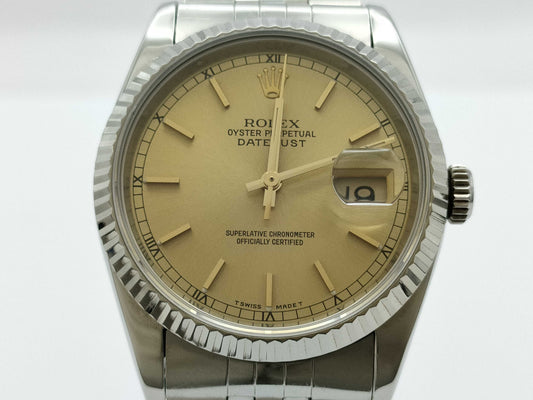 ROLEX 16234 L984296 Champagne Dial Men's Watch