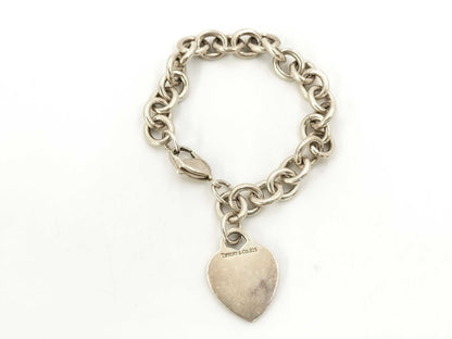 Tiffany & Co. Bracelet Heart Plate SV925 36.4g Bracelet/Bangle