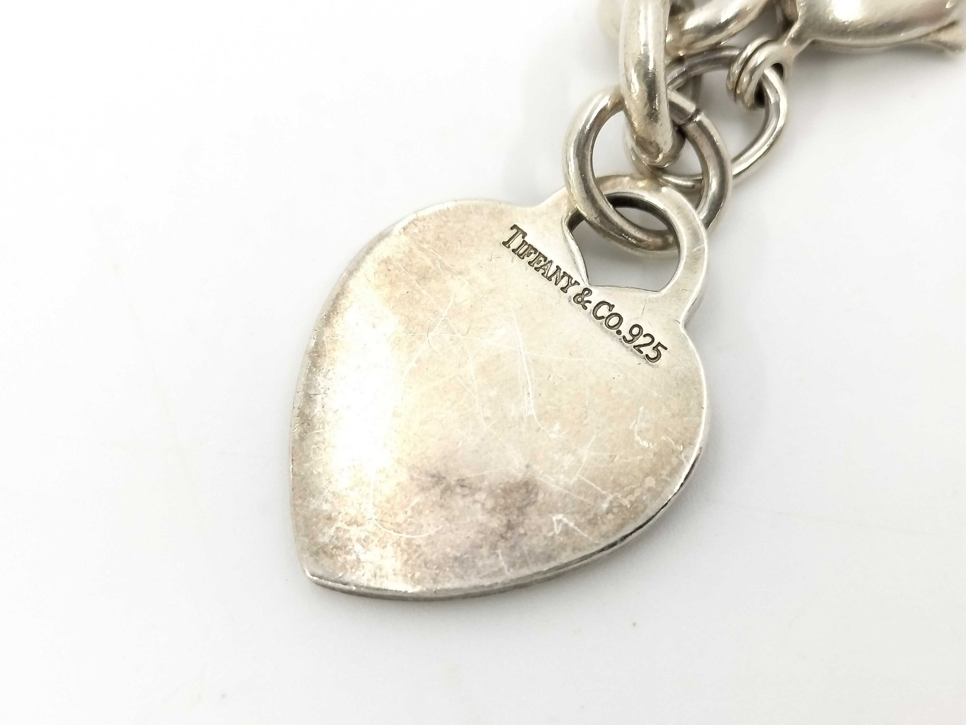 Tiffany & Co. Bracelet Heart Plate SV925 36.4g Bracelet/Bangle