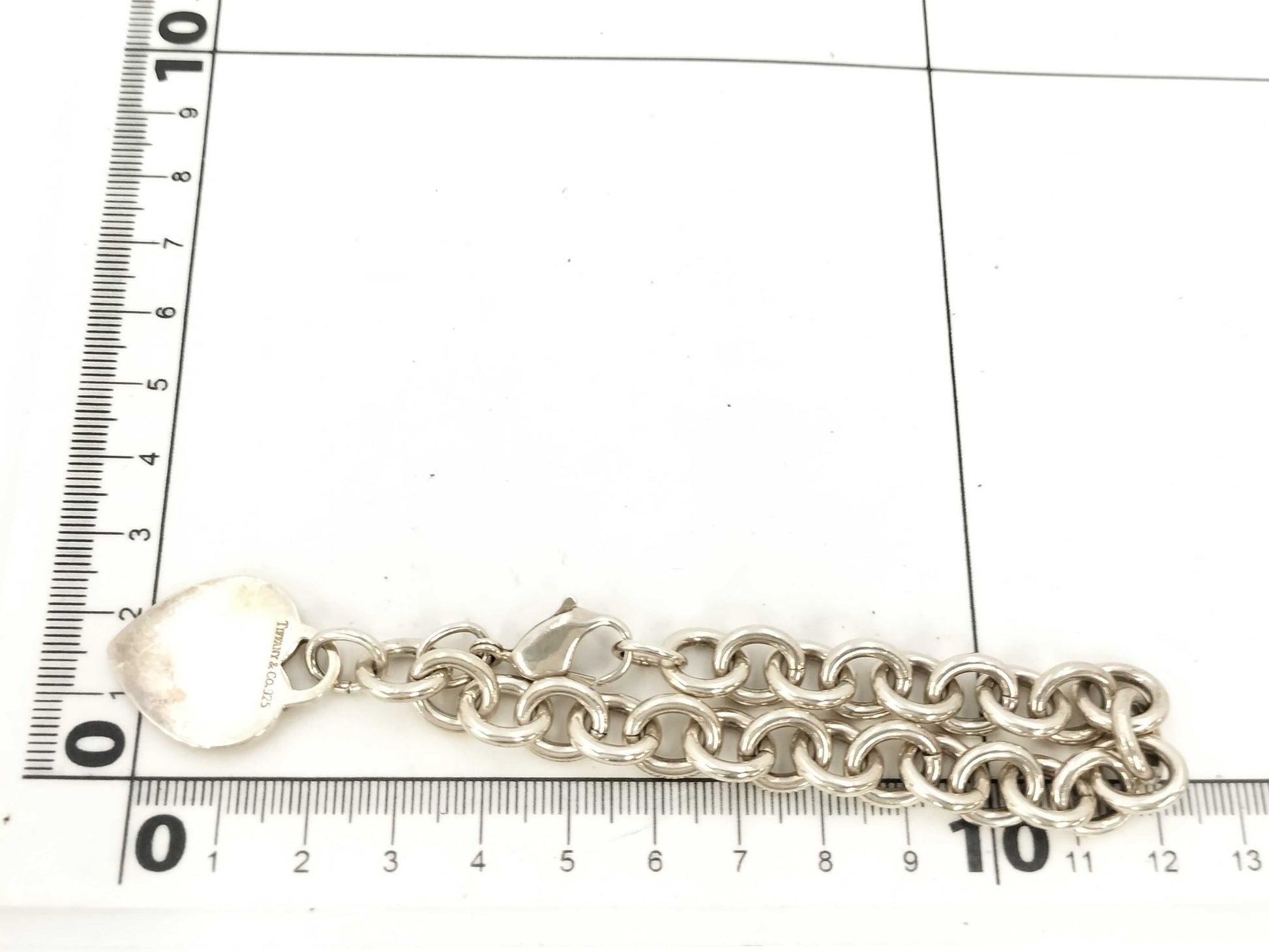 Tiffany & Co. Bracelet Heart Plate SV925 36.4g Bracelet/Bangle