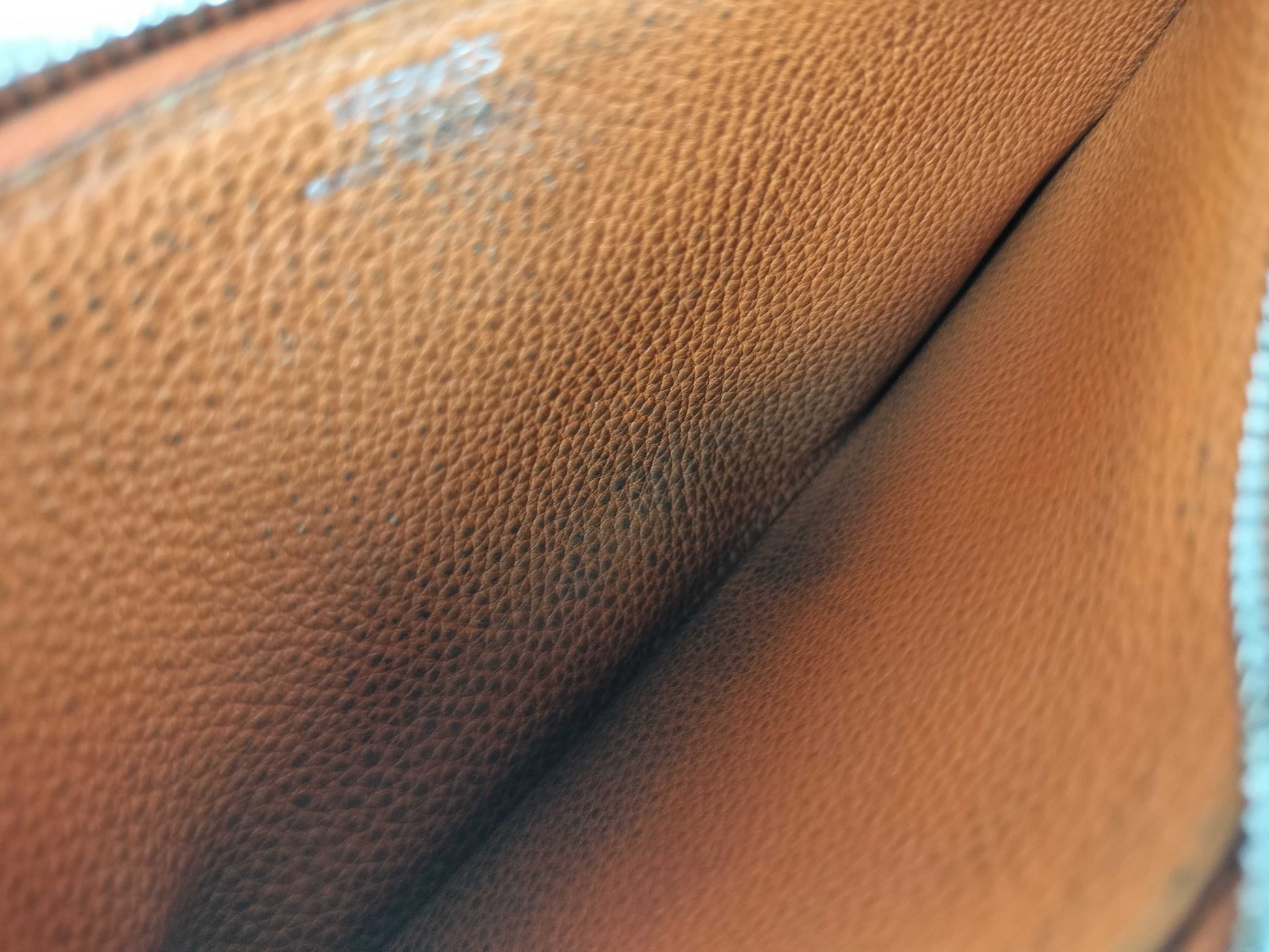 HERMES [Engraved] □H Dogon Orange / □H Wallet