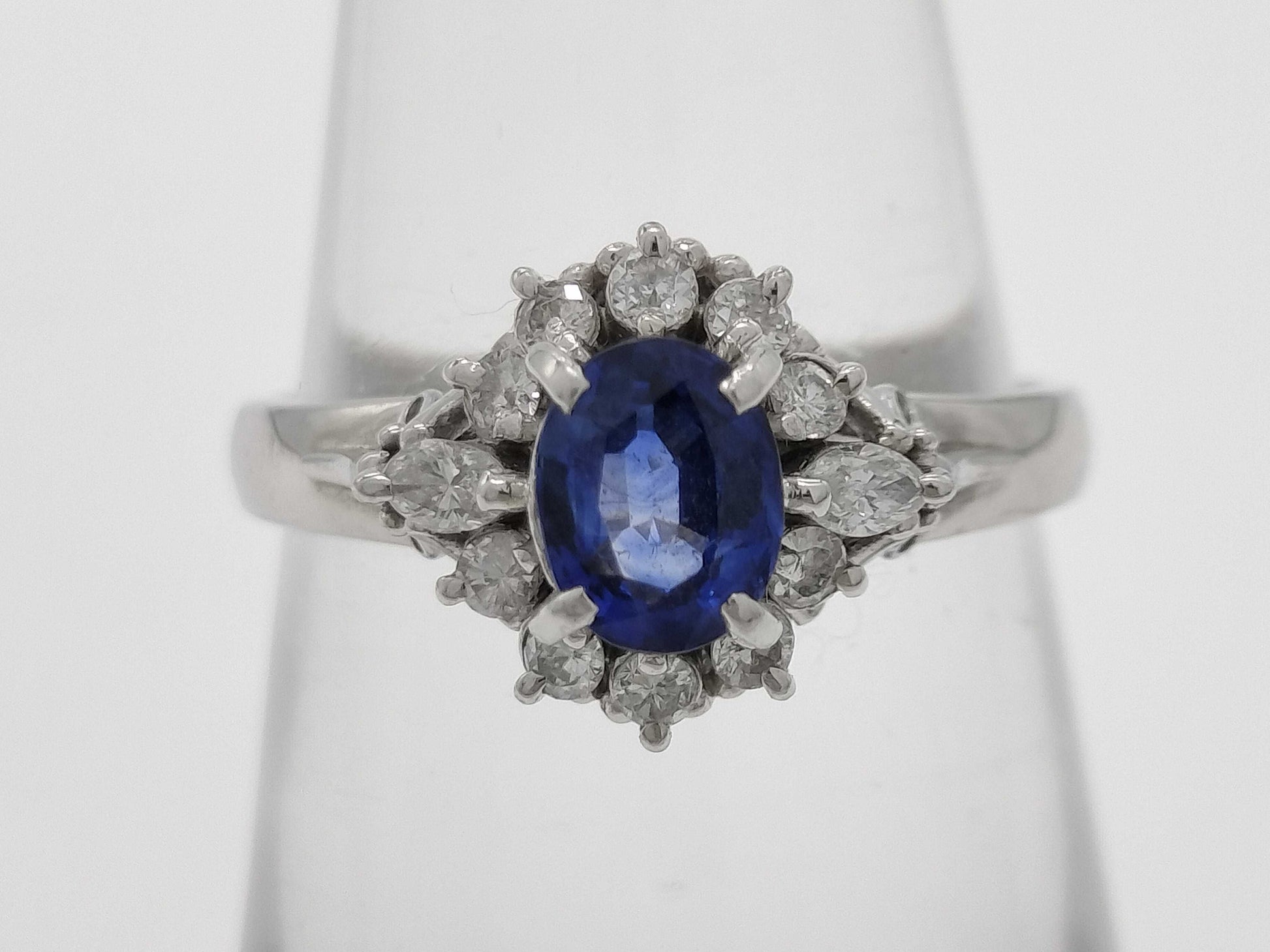 S 0.68ct D 0.23ct PT900 4.4g Ring 