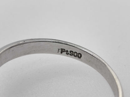 S 0.68ct D 0.23ct PT900 4.4g Ring 