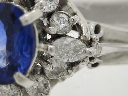 S 0.68ct D 0.23ct PT900 4.4g Ring 
