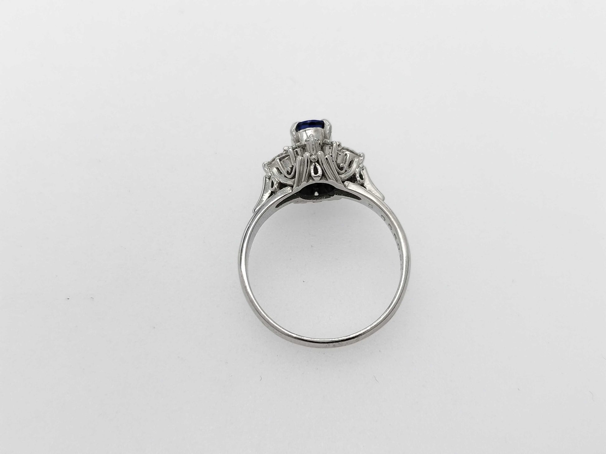 S 0.68ct D 0.23ct PT900 4.4g Ring 