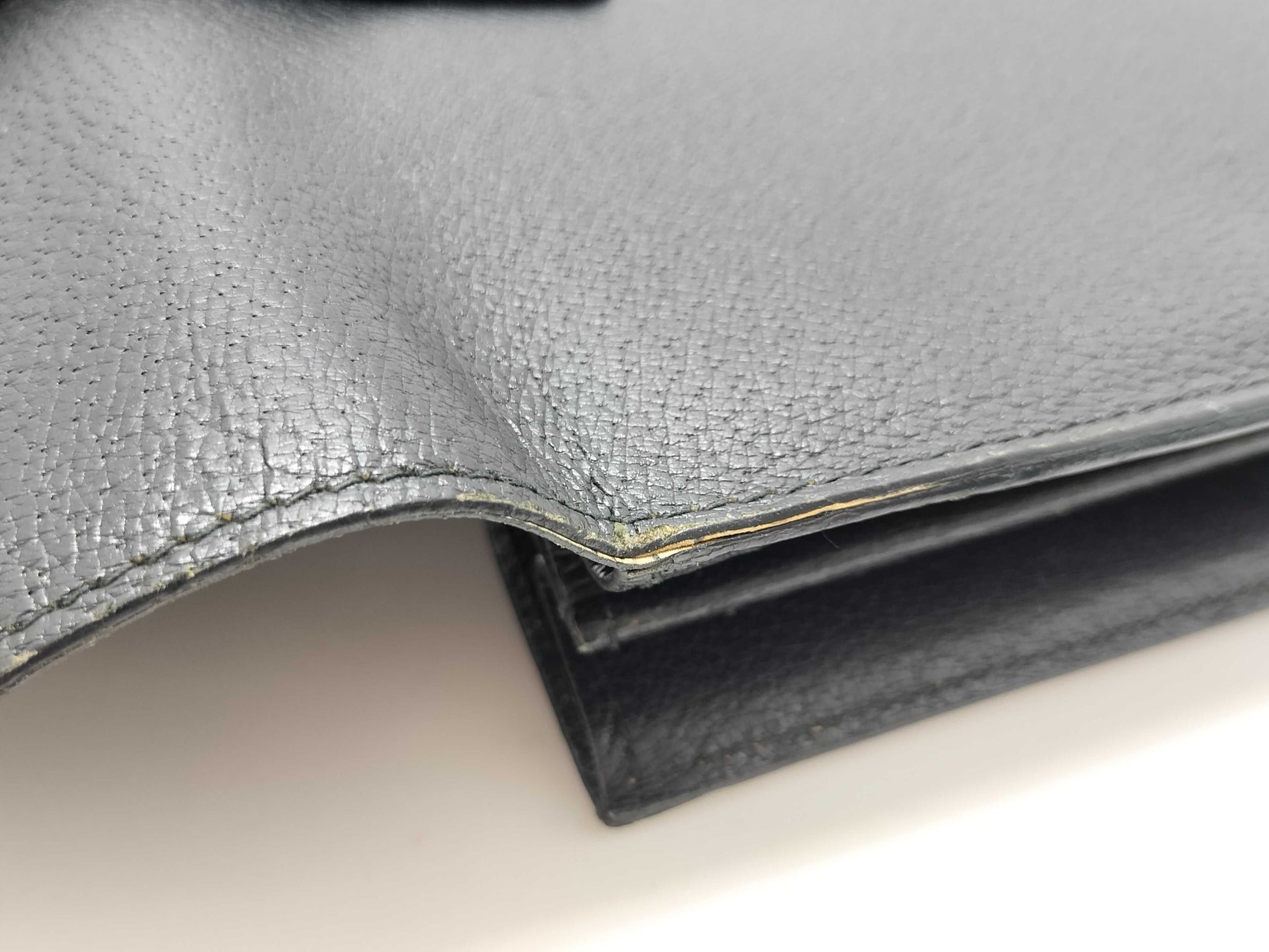 GUCCI Black Leather Clutch Bag Second Bag