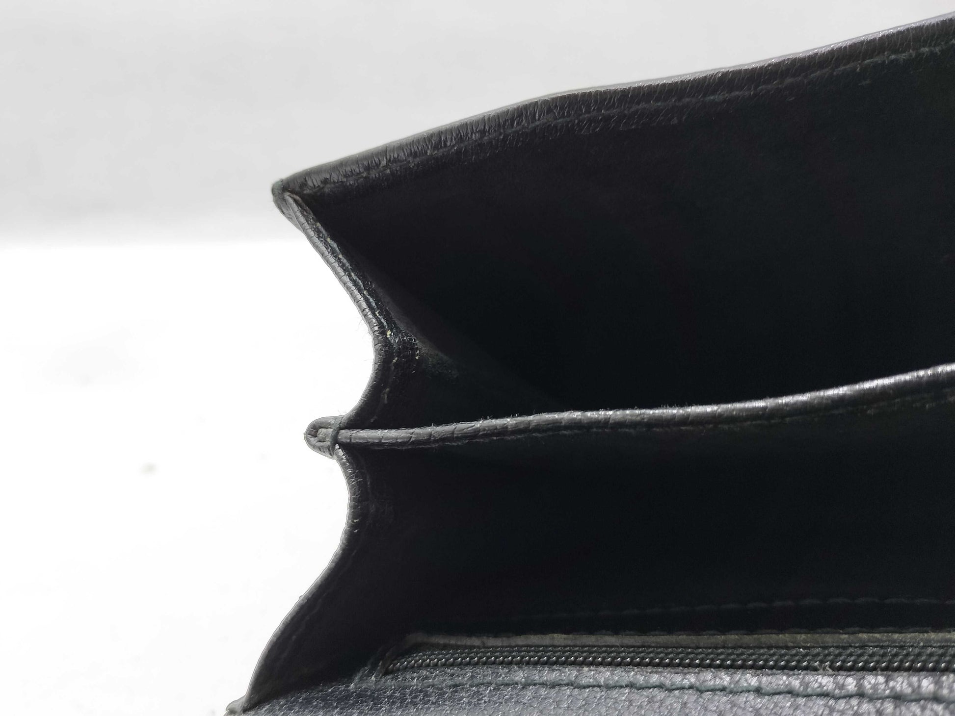 GUCCI Black Leather Clutch Bag Second Bag
