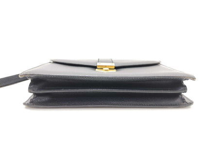 GUCCI Black Leather Clutch Bag Second Bag