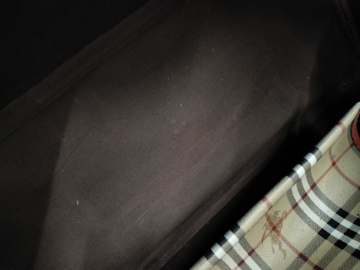 BURBERRY Nova Check Boston Bag