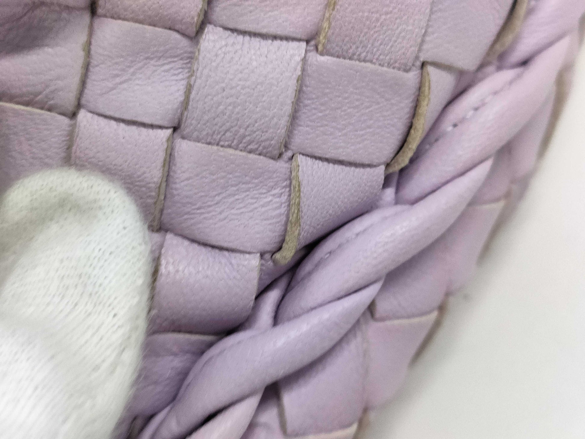 BOTTEGA VENETA Intrecciato Purple One-Shoulder Tote Bag