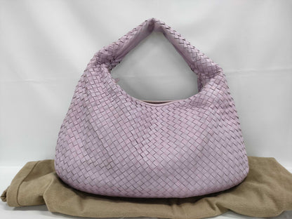 BOTTEGA VENETA Intrecciato Purple One-Shoulder Tote Bag