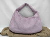 BOTTEGA VENETA Intrecciato Purple One-Shoulder Tote Bag