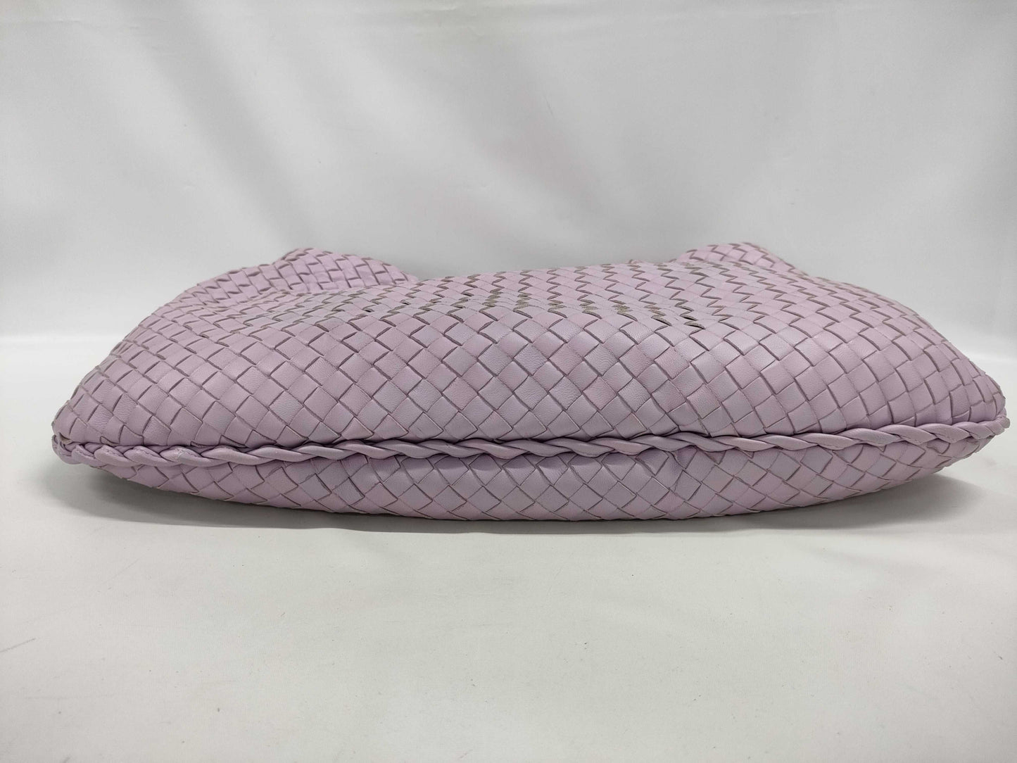 BOTTEGA VENETA Intrecciato Purple One-Shoulder Tote Bag