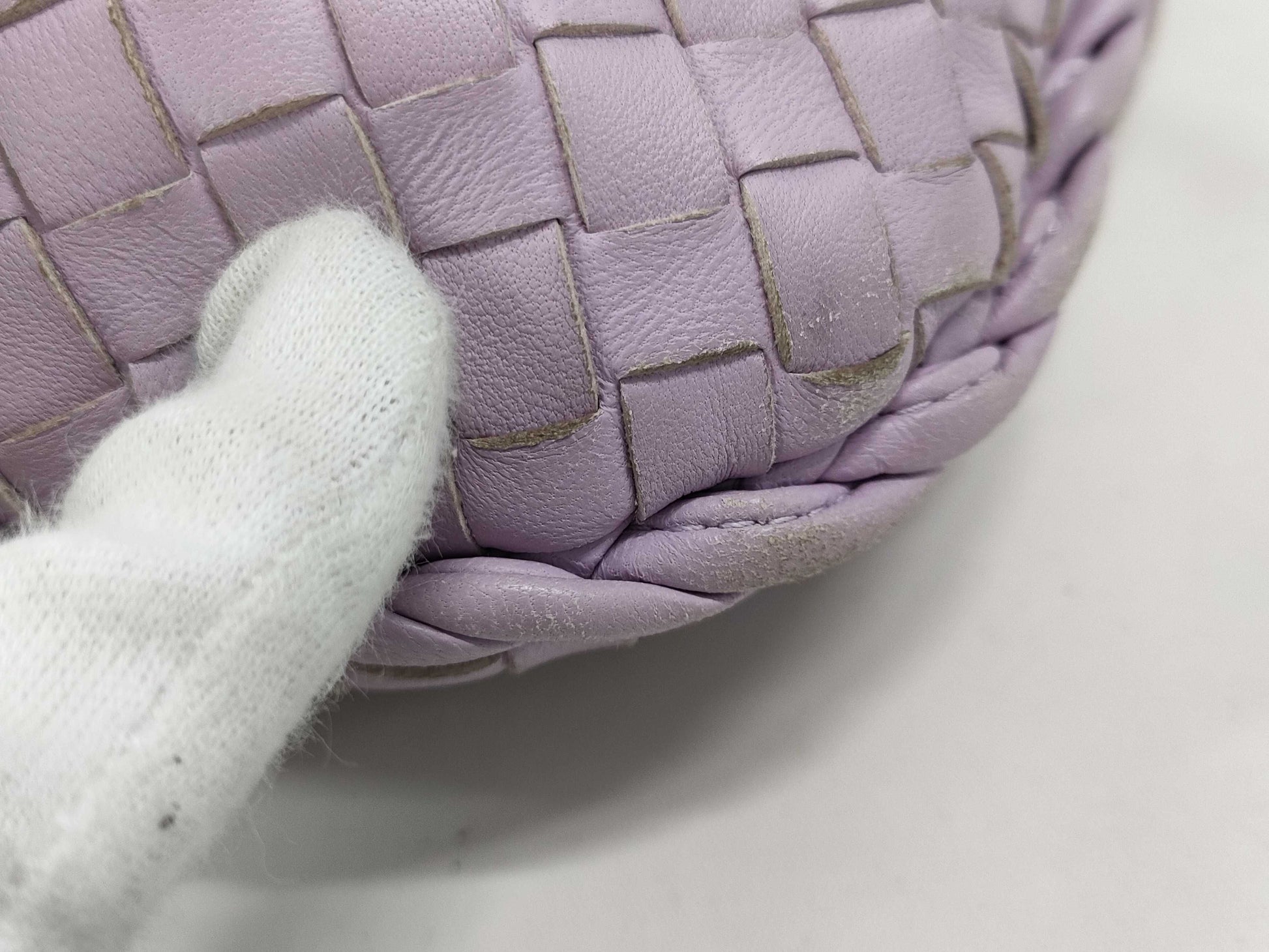BOTTEGA VENETA Intrecciato Purple One-Shoulder Tote Bag