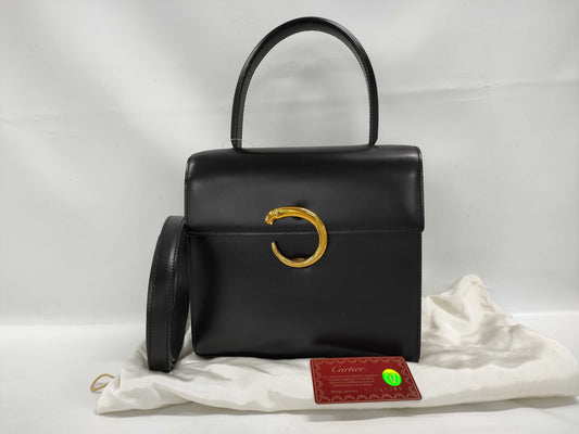 Cartier Panthère G hardware/2-way/leather handbag