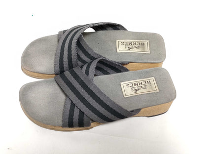 HERMES Foule Toe Slippers