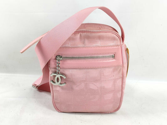 CHANEL New Travel Line New Travel Shoulder Bag Pink