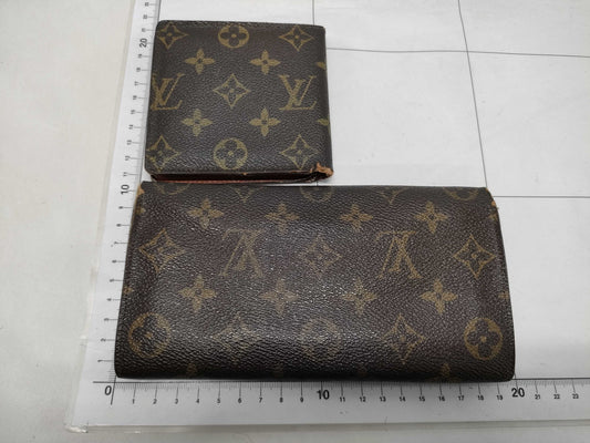 LOUIS VUITTON Monogram 2-Piece Wallet Set