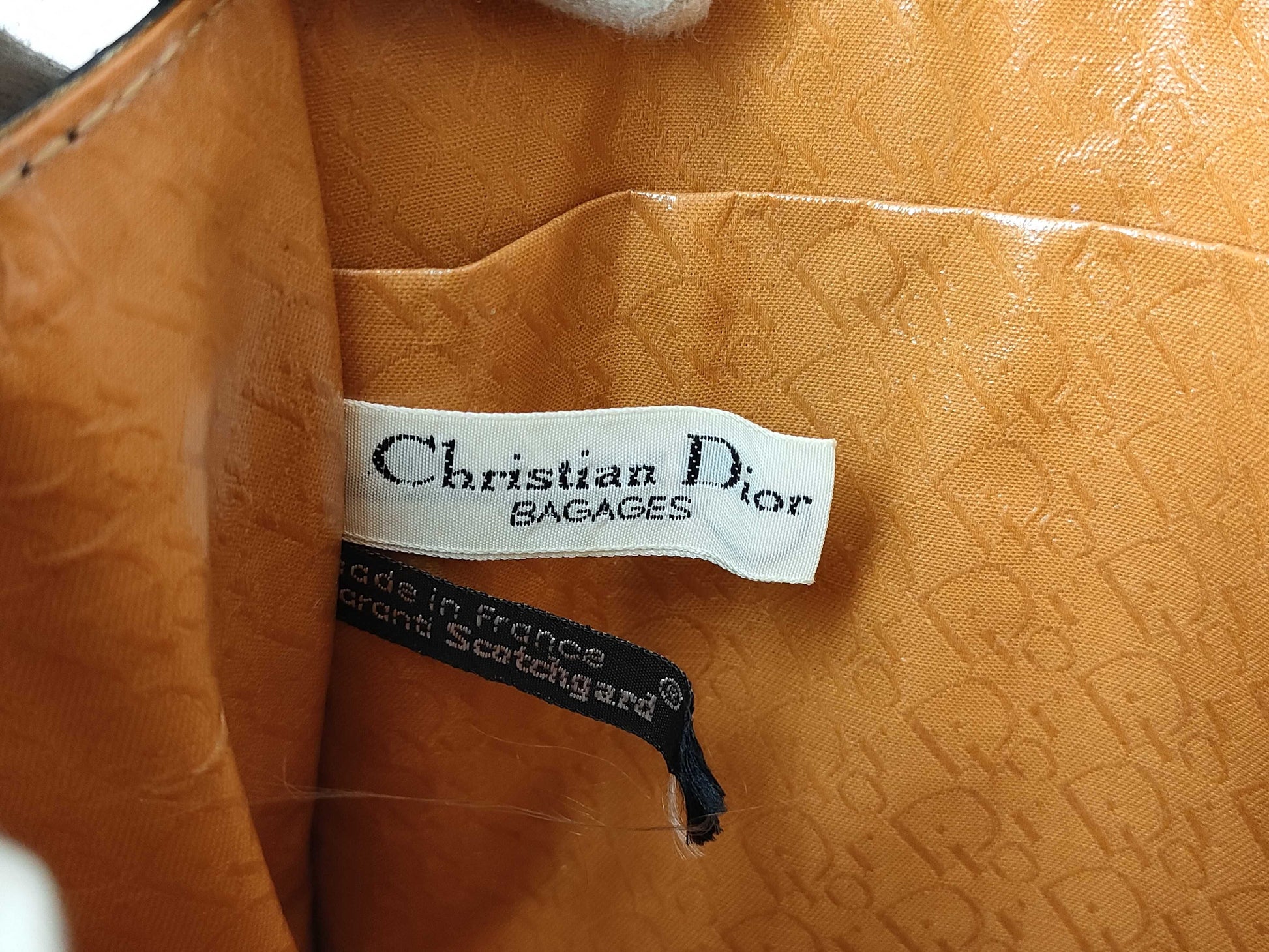 CELINE Dior Leather x Suede Second Bag Handbag