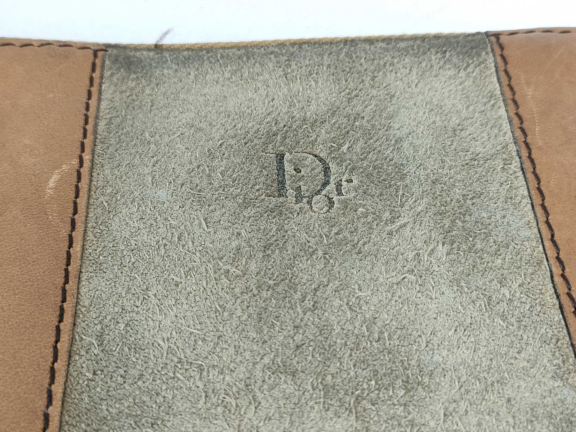CELINE Dior Leather x Suede Second Bag Handbag