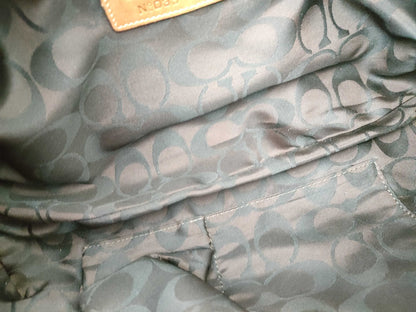 COACH Signature Leather 3-Piece Shoulder Bag