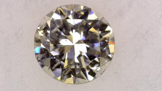 0.474ct K SI-2 GOOD/GD/FR NONE NATURAL 4.93-5.01X3.01mm Loose Diamond