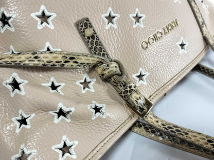 JIMMY CHOO Star Punching Tote Bag