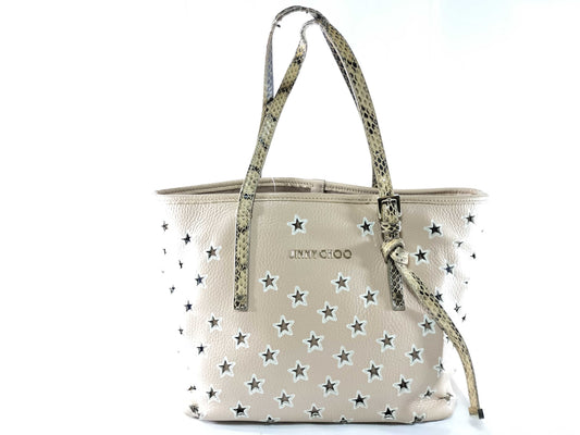 JIMMY CHOO Star Punching Tote Bag