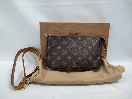LOUIS VUITTON Monogram Accessoires Handbag with Separate Stitch