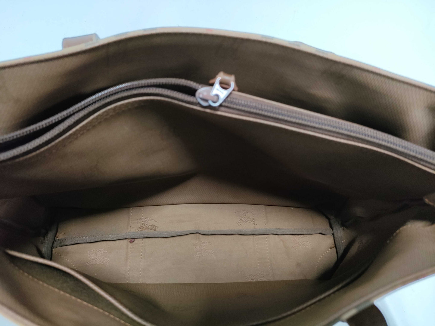 BURBERRY Nova Check Tote Bag