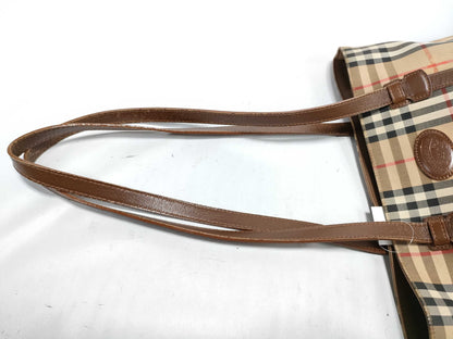 BURBERRY Nova Check Tote Bag