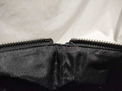 LOEWE Tiara Logo Leather Shoulder Bag Black Shoulder Bag