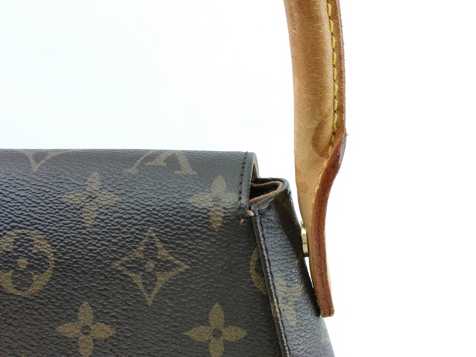 LOUIS VUITTON RFID verification failed. DU0025 Monogram M51147 Mini Looping Shoulder Bag.