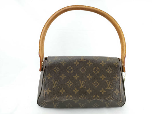 LOUIS VUITTON RFID verification failed. DU0025 Monogram M51147 Mini Looping Shoulder Bag.