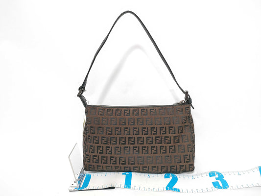 FENDI Zucca pattern hand one-shoulder pouch shoulder bag