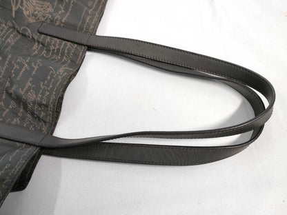 Berluti Nylon Tote Brown Tote Bag
