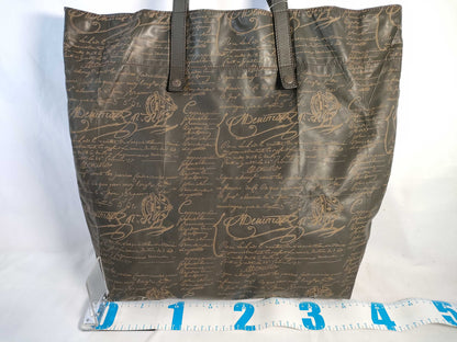 Berluti Nylon Tote Brown Tote Bag