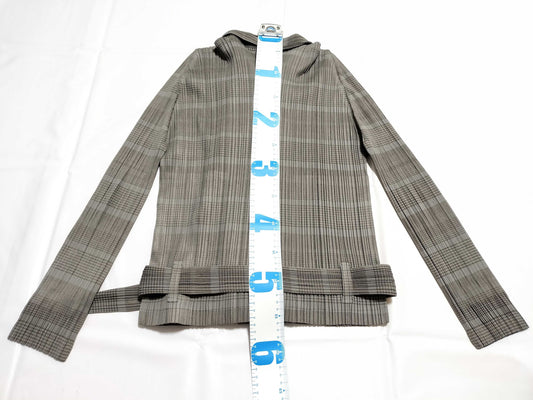 ISSEY MIYAKE Pleated Belted Top